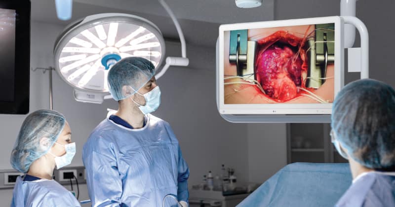 Surgical and clinical review displays